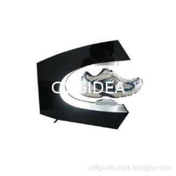 Led Lights Top Magnetic Pop Display , C Shaped Levitation F